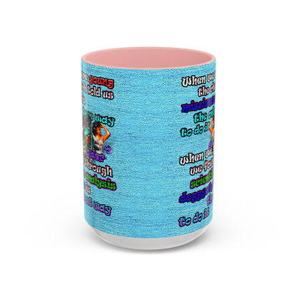 doggystyle - Accent Mug (faded blue)