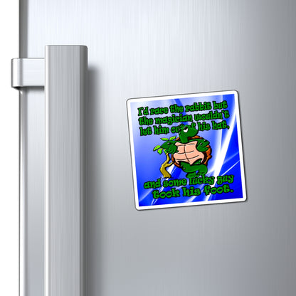 turtle race - Magnets - (blue-white wave)