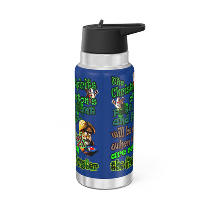 christmas spirits of boston - Gator Tumbler, 32oz (dark blue)