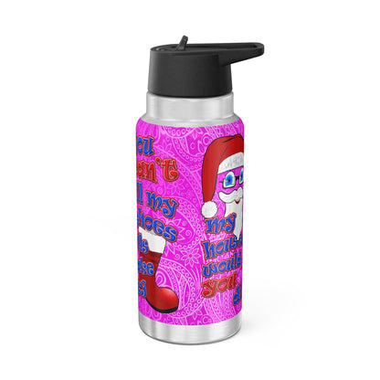 santa's shoes - Gator Tumbler, 32oz  (pink swirl)
