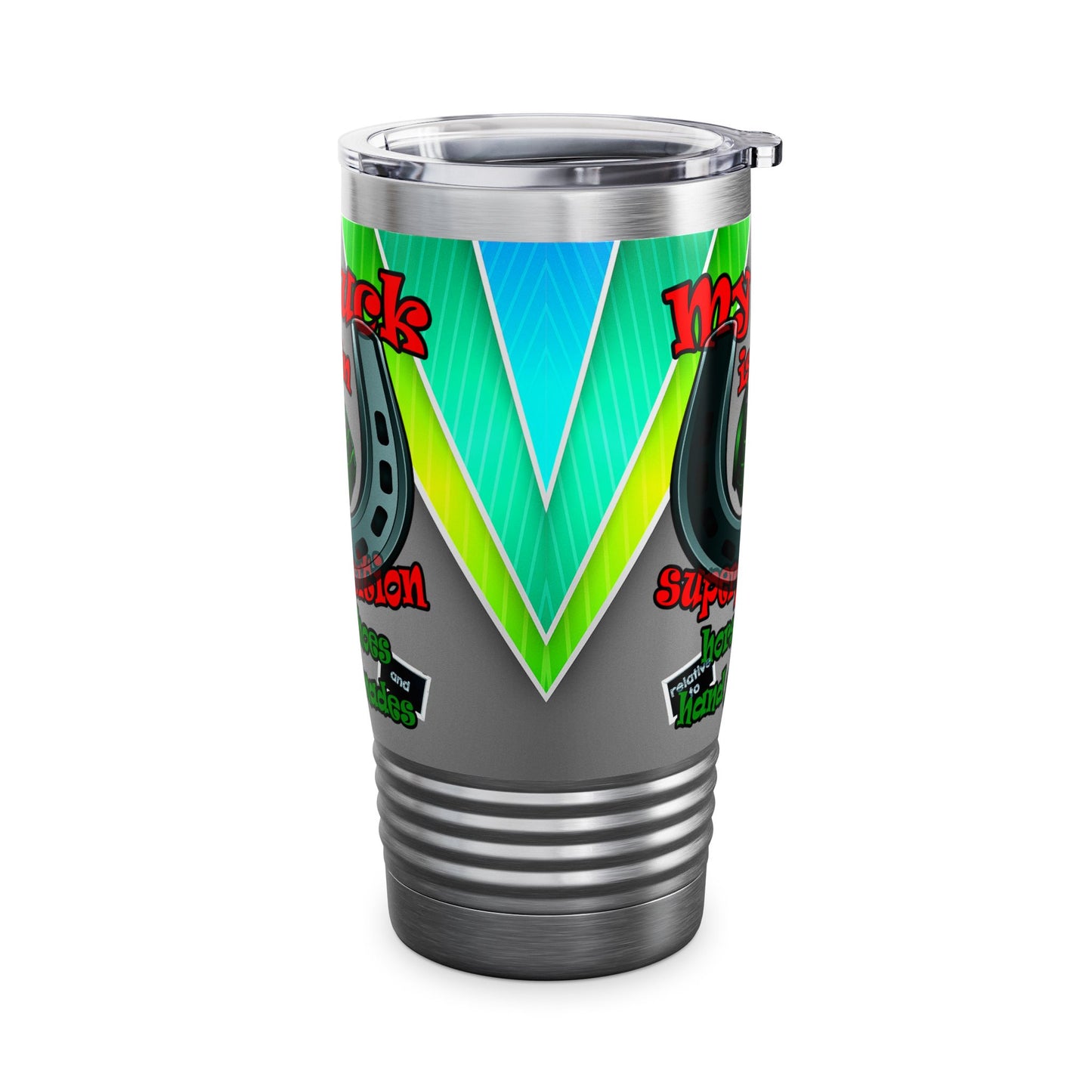 my luck - Ringneck Tumbler, 20oz (rainbow split)