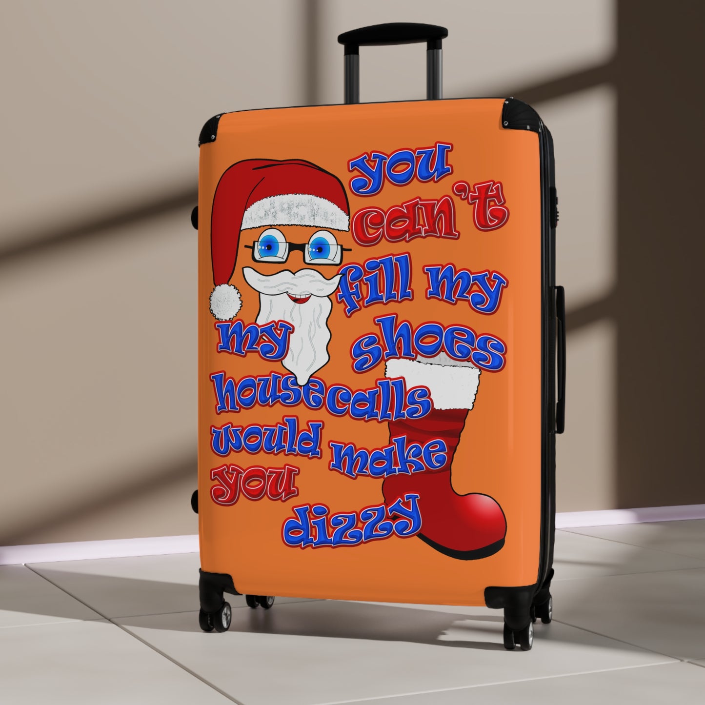 santa's shoes - Suitcase (crusta)