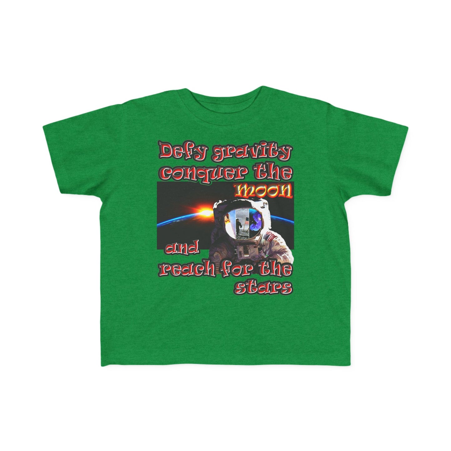 defy conquer reach - Toddler's Fine Jersey Tee