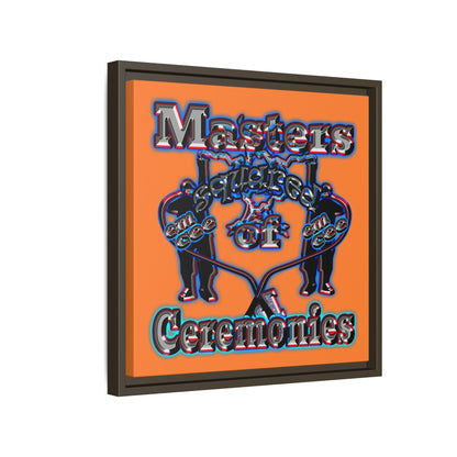 em cee squared - framed canvas art (crusta)