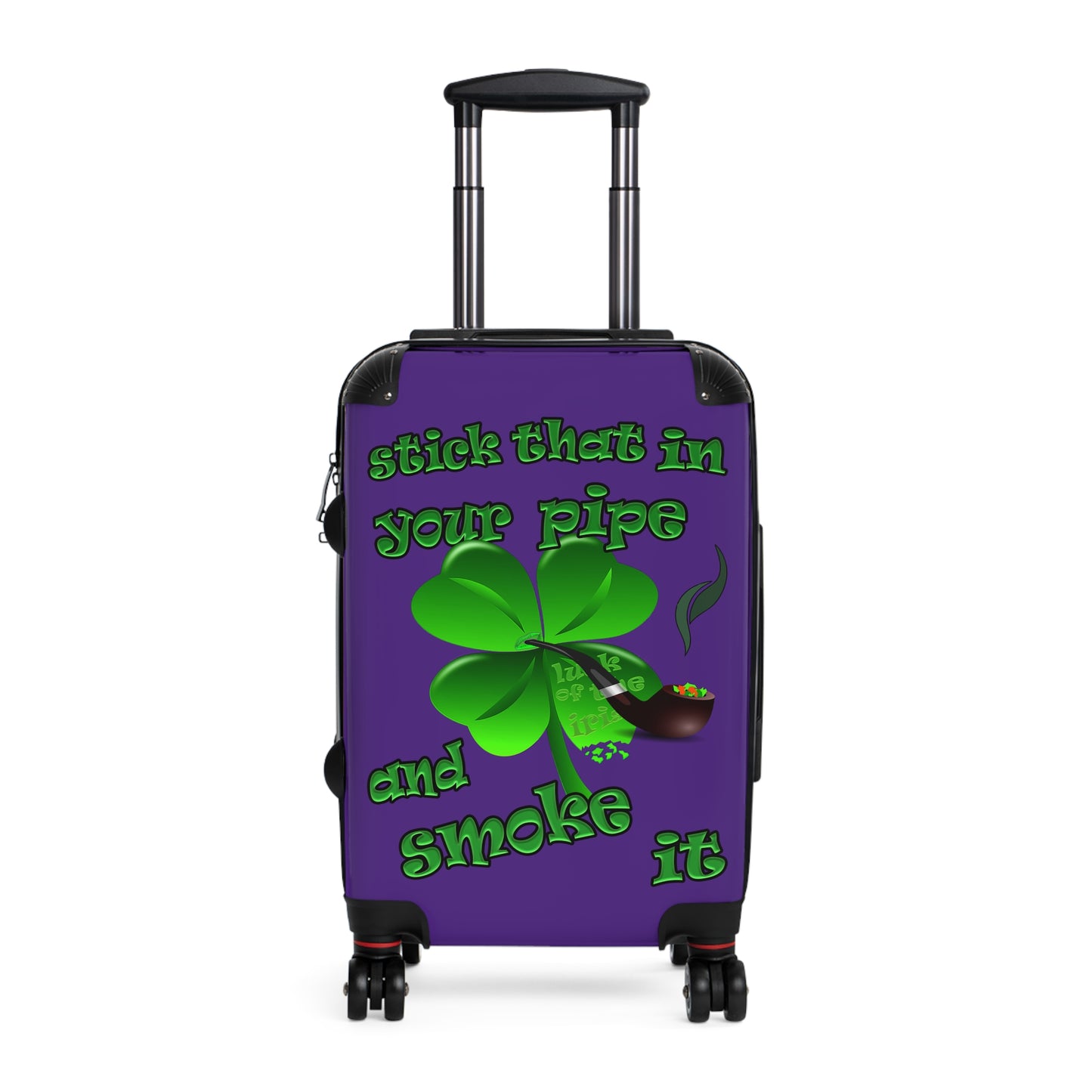 stick that in your pipe and smoke it - Suitcase (purple)