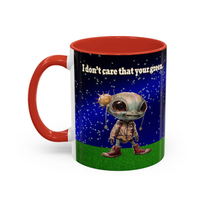 I don't care that your grey - Accent Mug ('snoops' background)