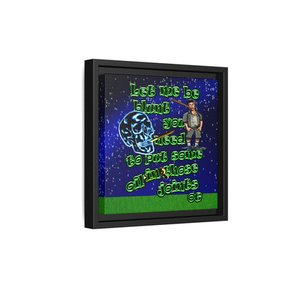 og - framed canvas art ('snoops' background)
