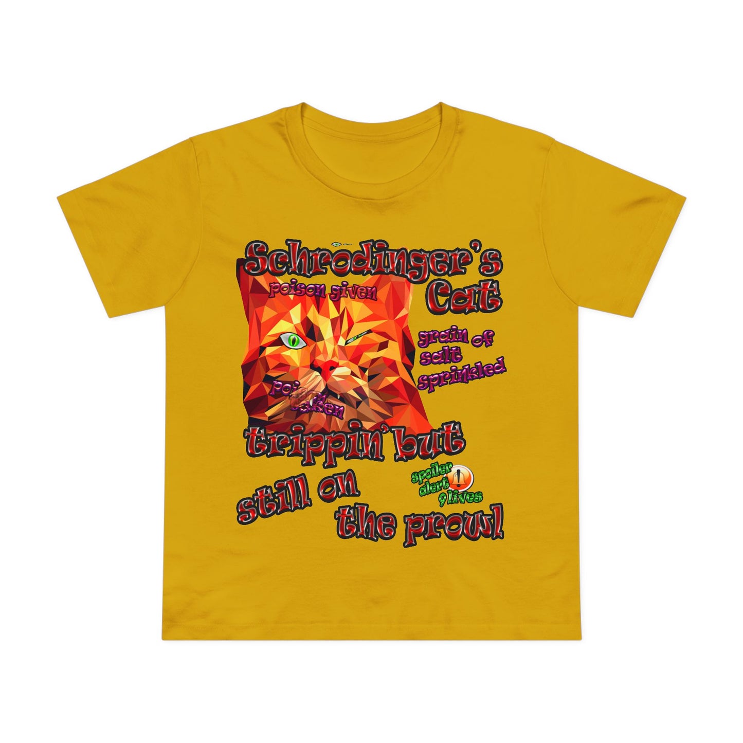 schrodinger's cat - Women’s Maple Tee