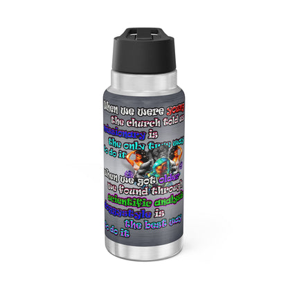 doggystyle - Gator Tumbler, 32oz  (brushed nickel)