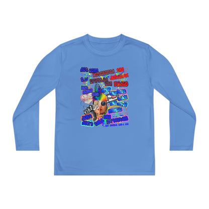 drop the beat - Youth Long Sleeve Competitor Tee