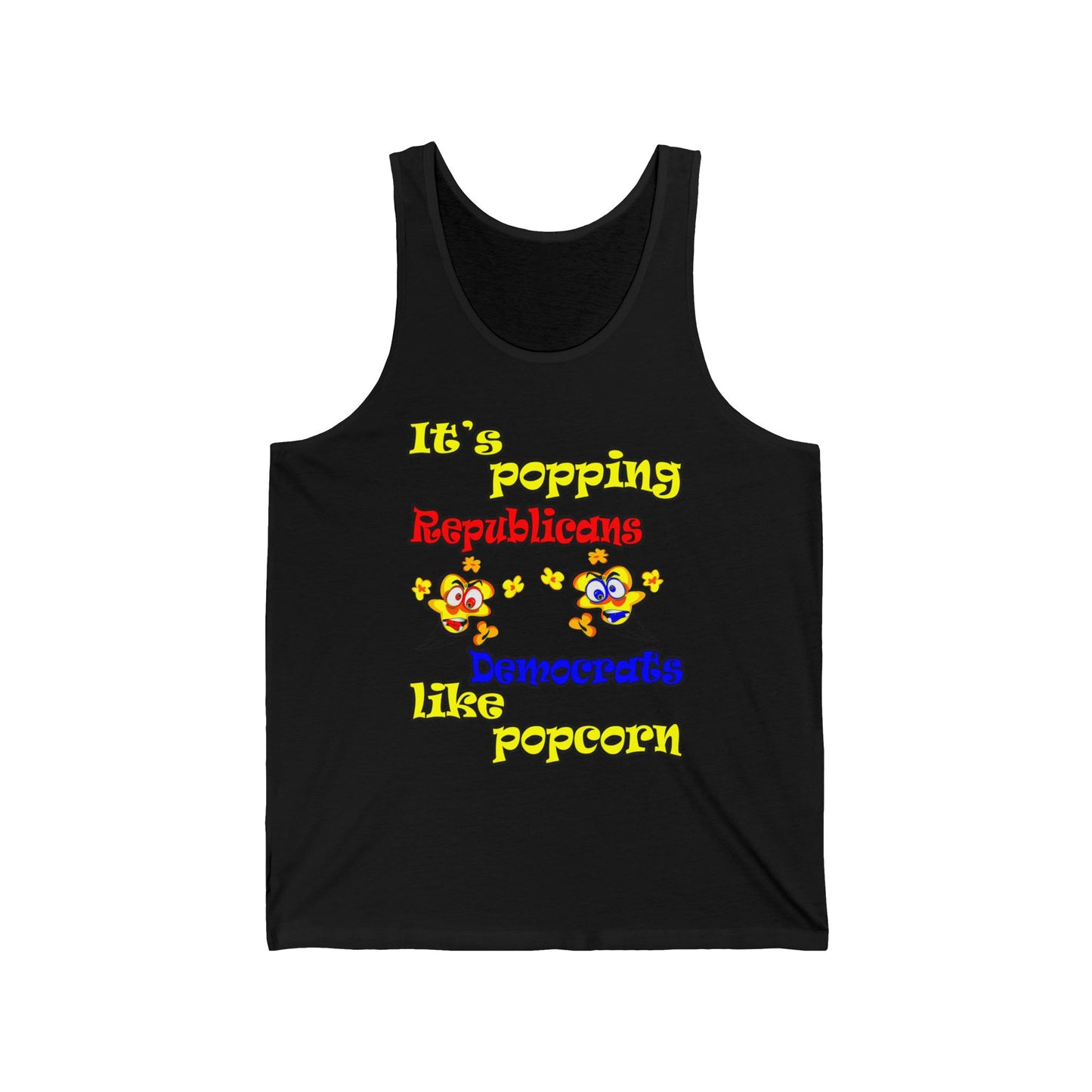 popping like popcorn - Unisex Jersey Tank