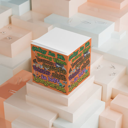 the bum's shit - note cube (crusta)