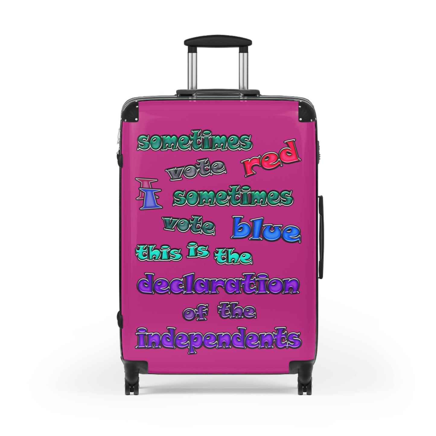declaration of the independents - Suitcase (pink)