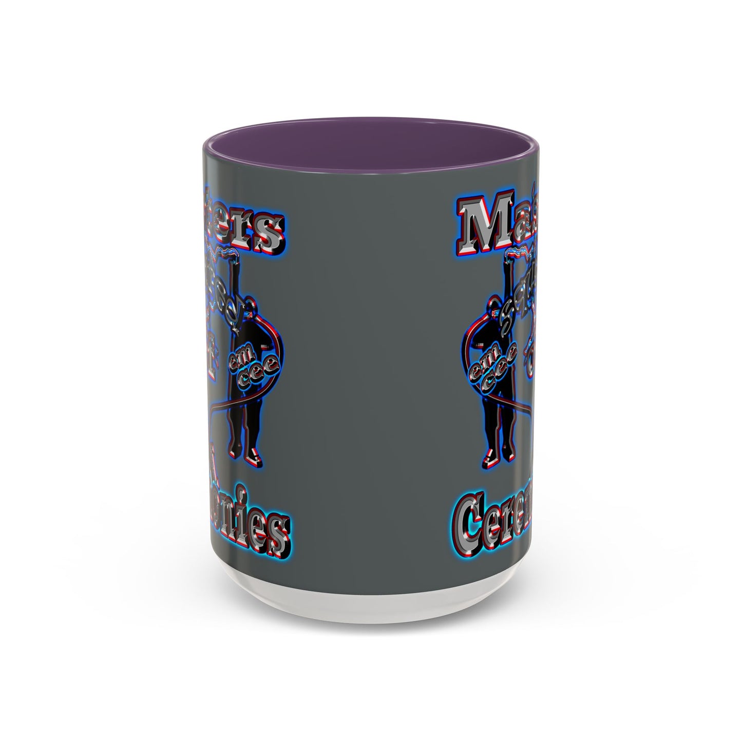 em cee squared - Accent Mug (dark grey)