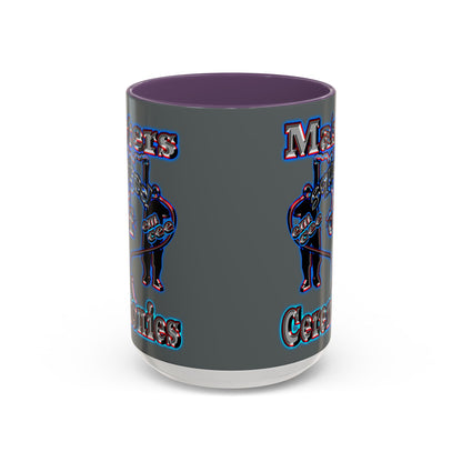 em cee squared - Accent Mug (dark grey)