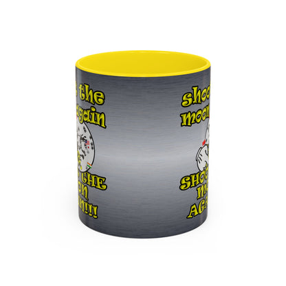 shoot the moon again - Accent Mug (brushed nickel)