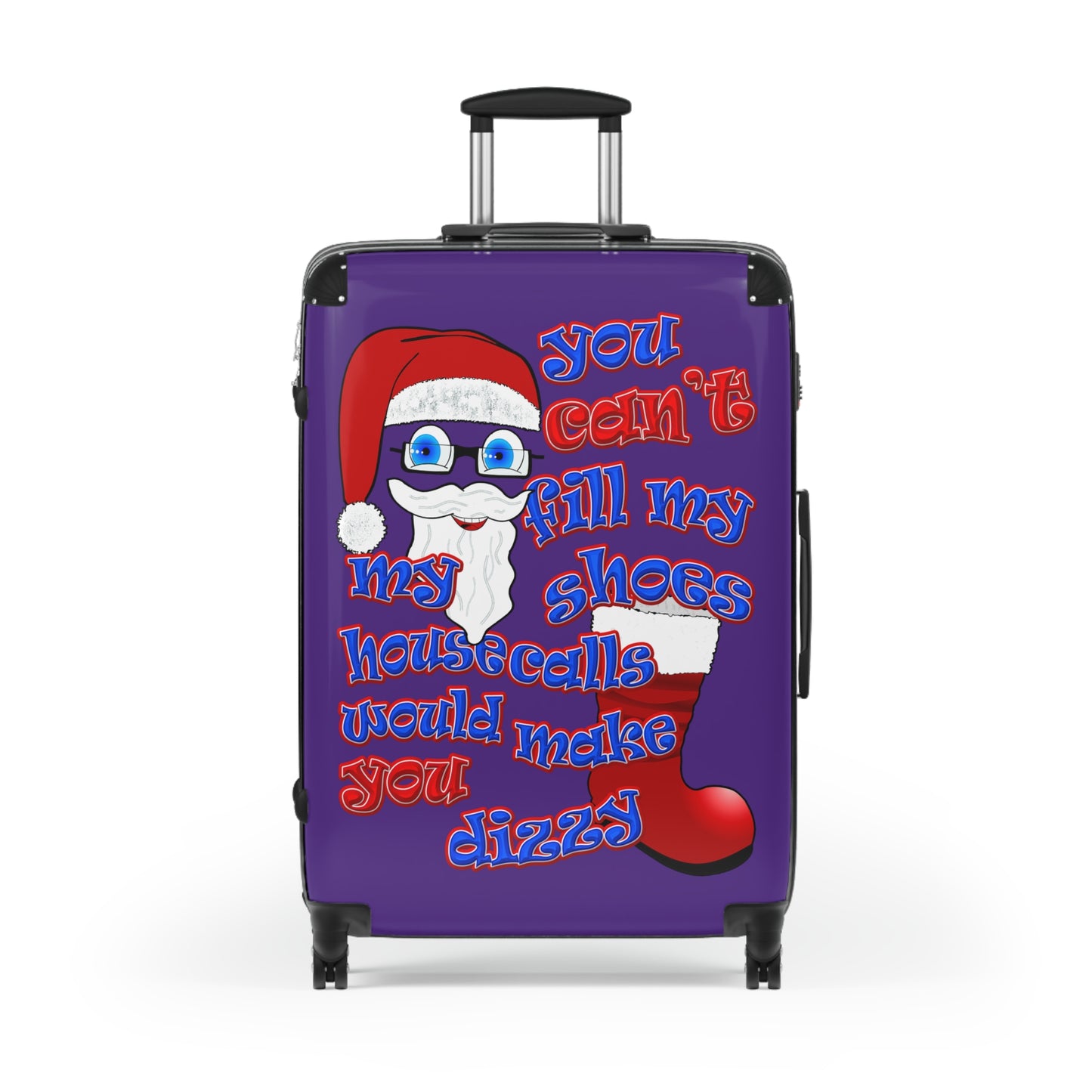 santa's shoes - Suitcase (purple)