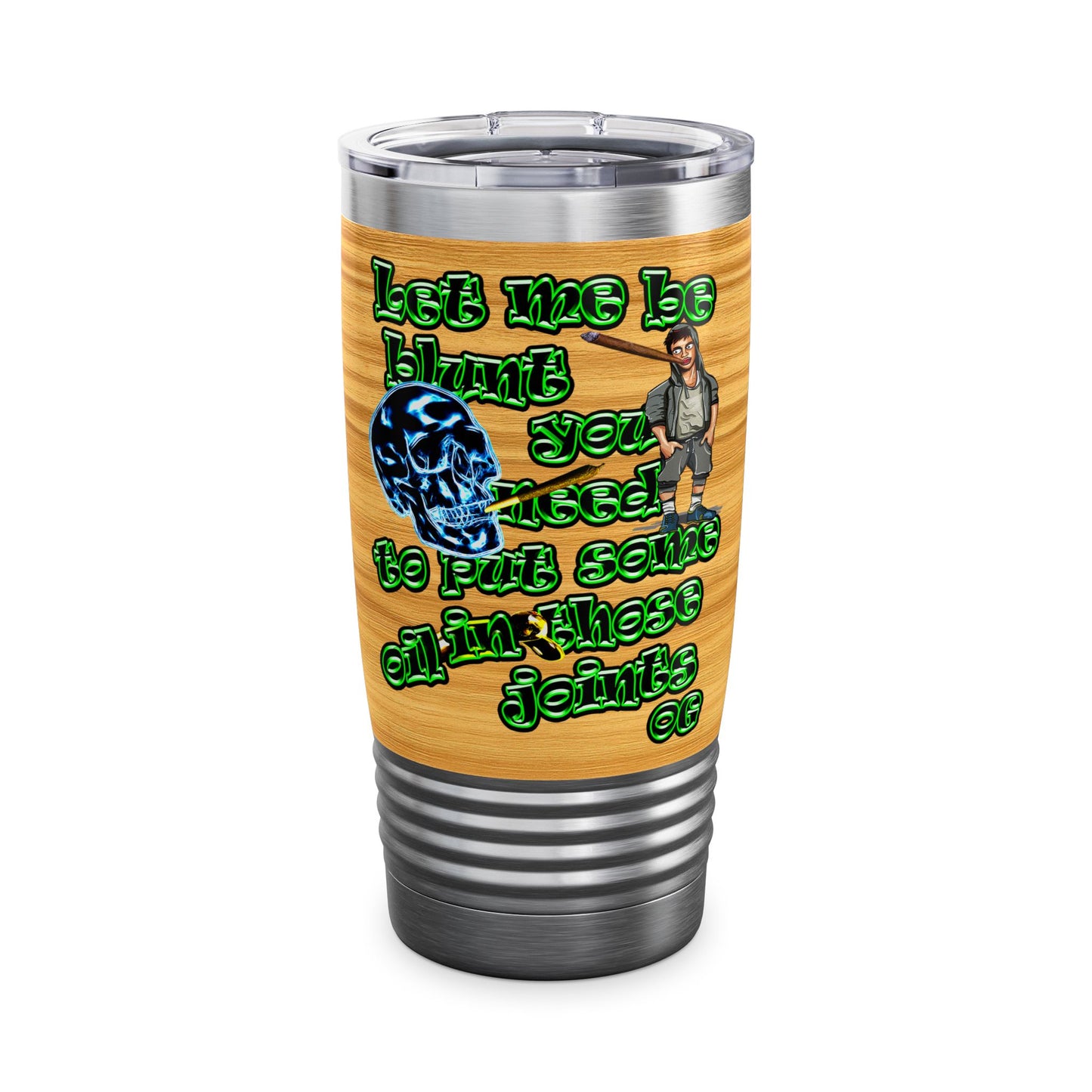 og - Ringneck Tumbler, 20oz (butterscotch wood finish)