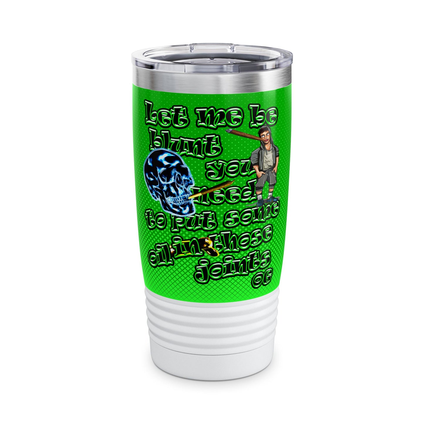 og - Ringneck Tumbler, 20oz (logo green)