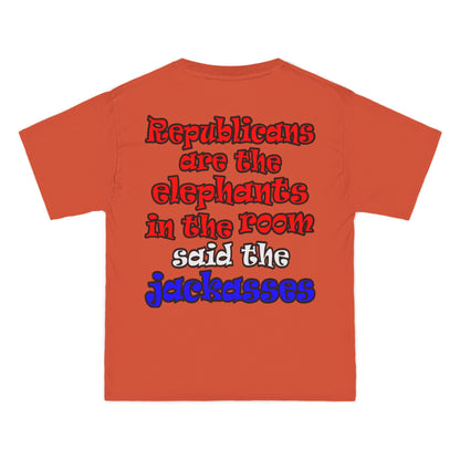 donkeys and elephants - Beefy-T®  Short-Sleeve T-Shirt
