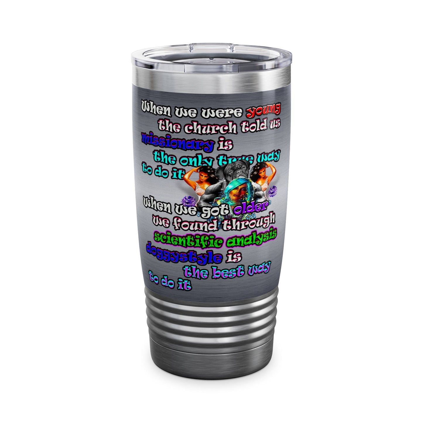 doggystyle - Ringneck Tumbler, 20oz (brushed nickel)