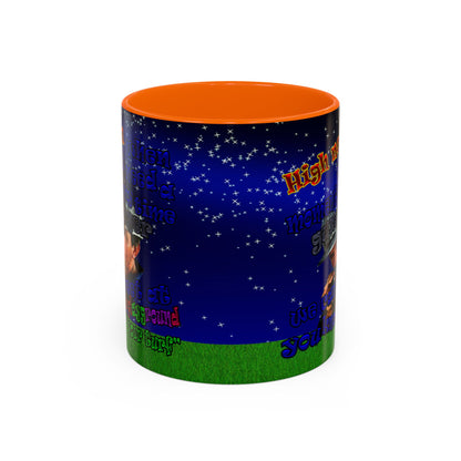 high noon - Accent Mug ('snoops' background)
