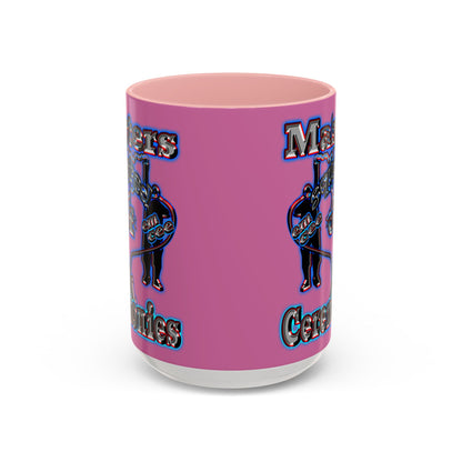 em cee squared - Accent Mug (light pink)