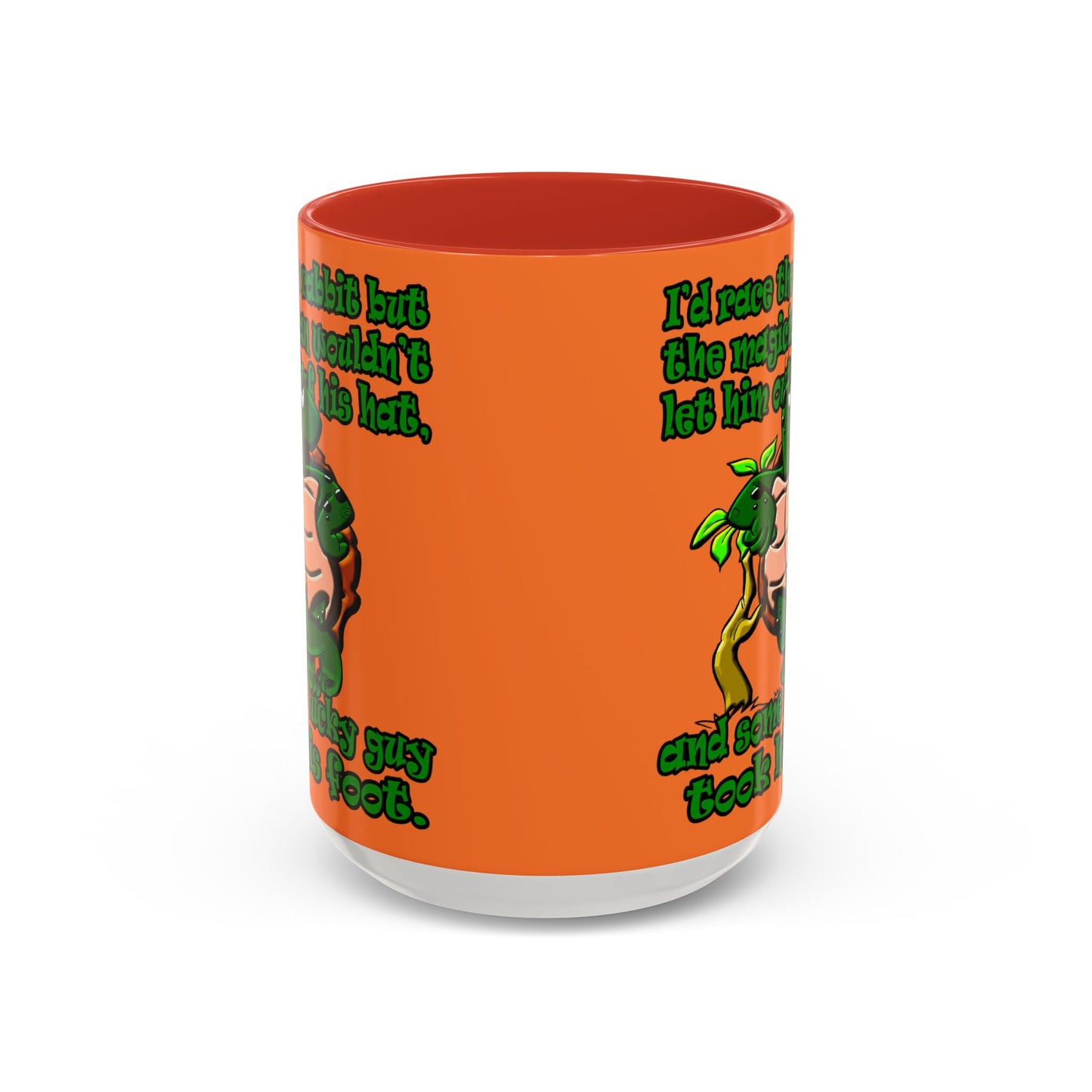 turtle race - Accent Mug (crusta)