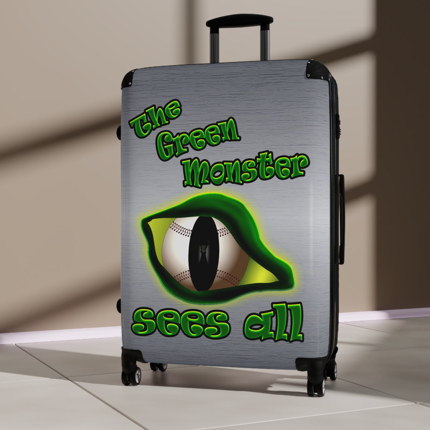 green monster - Suitcase (brushed nickel)