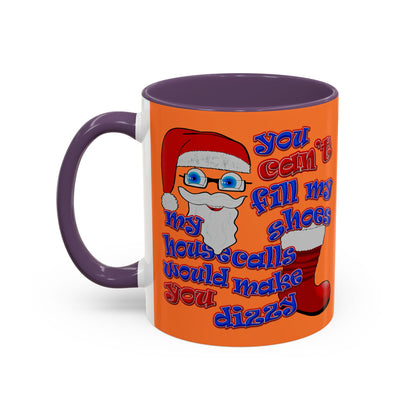 santa's shoes - Accent Mug (crusta)