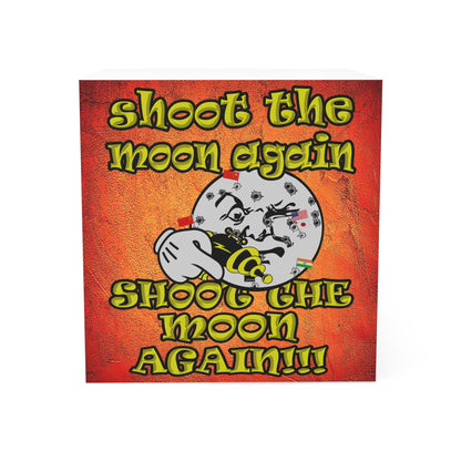 shoot the moon again - note cube (burnt orange)
