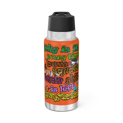 the bum's shit - Gator Tumbler, 32oz (orange)
