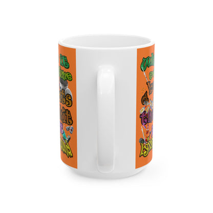 the bum's shit - White Mug (crusta)