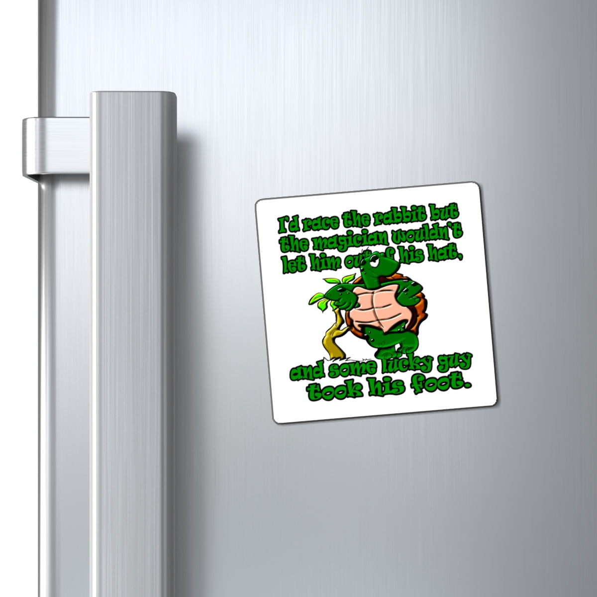 turtle race - Magnets - (white)