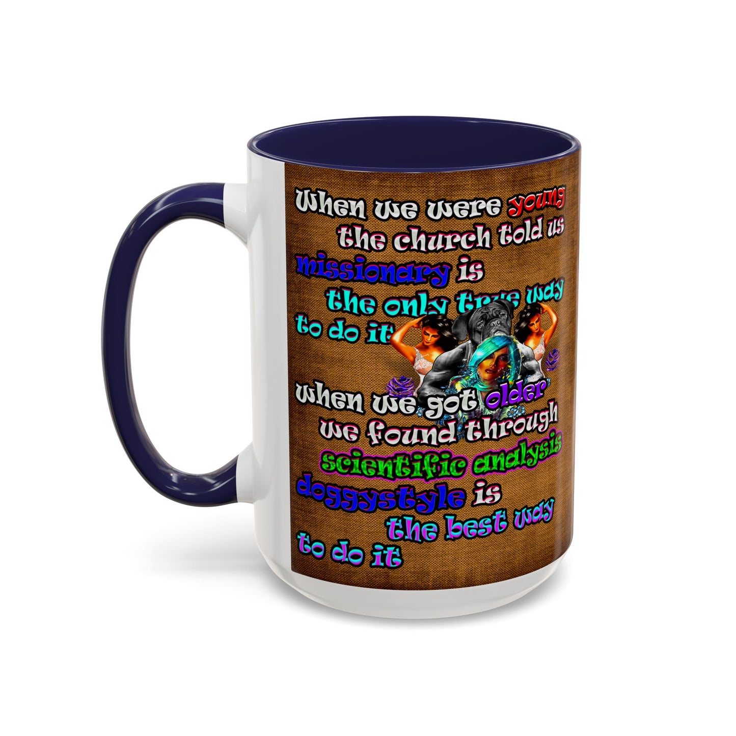 doggystyle - Accent Mug (brown papyrus)