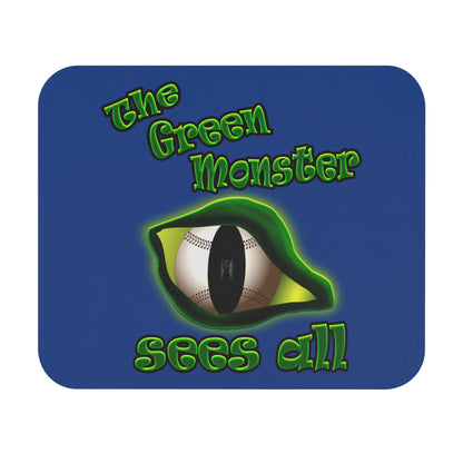 green monster - Mouse Pad (Rectangle) (dark blue)