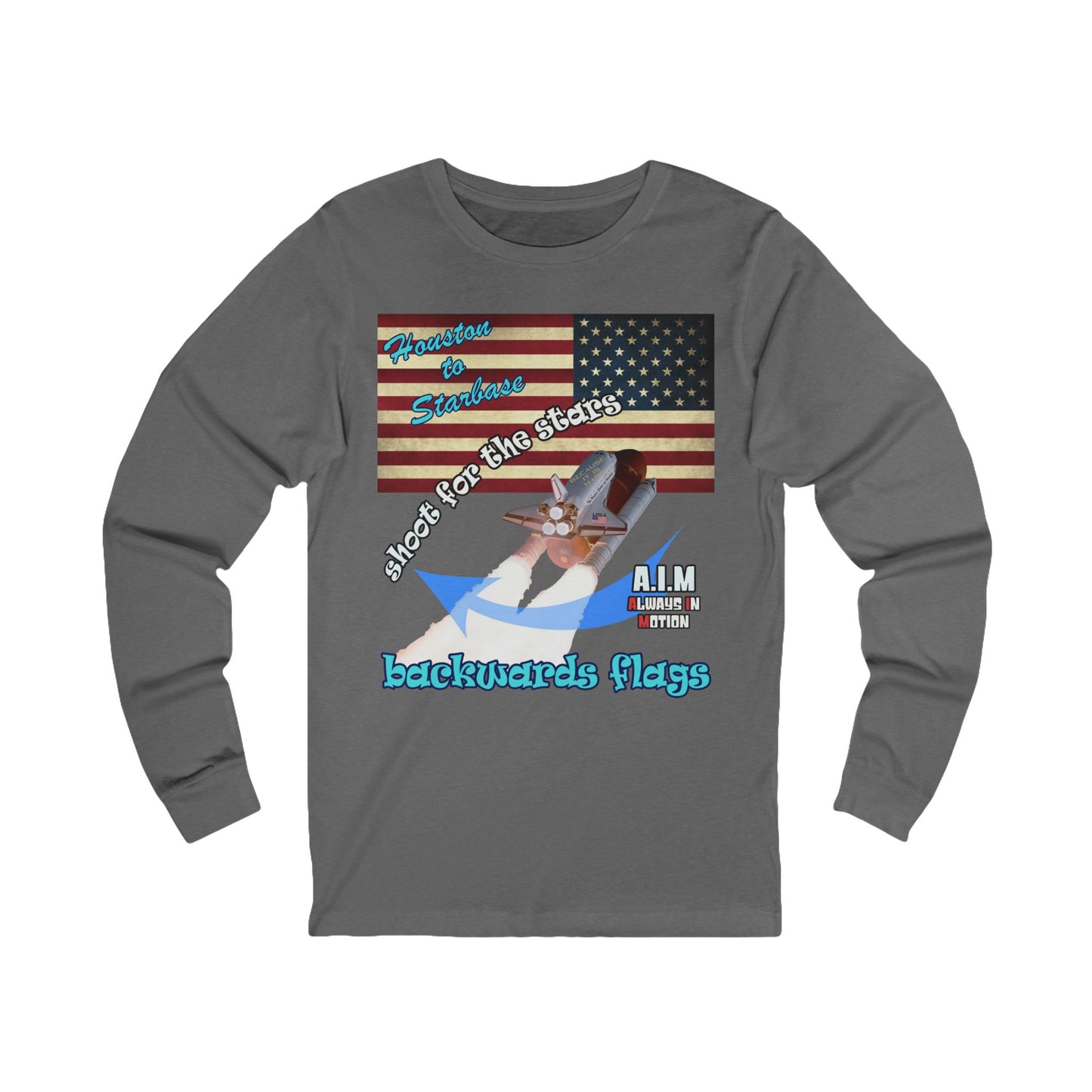 shoot for the stars - Unisex Jersey Long Sleeve Tee