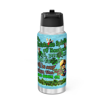christmas spirits of boston - Gator Tumbler, 32oz  (faded blue)