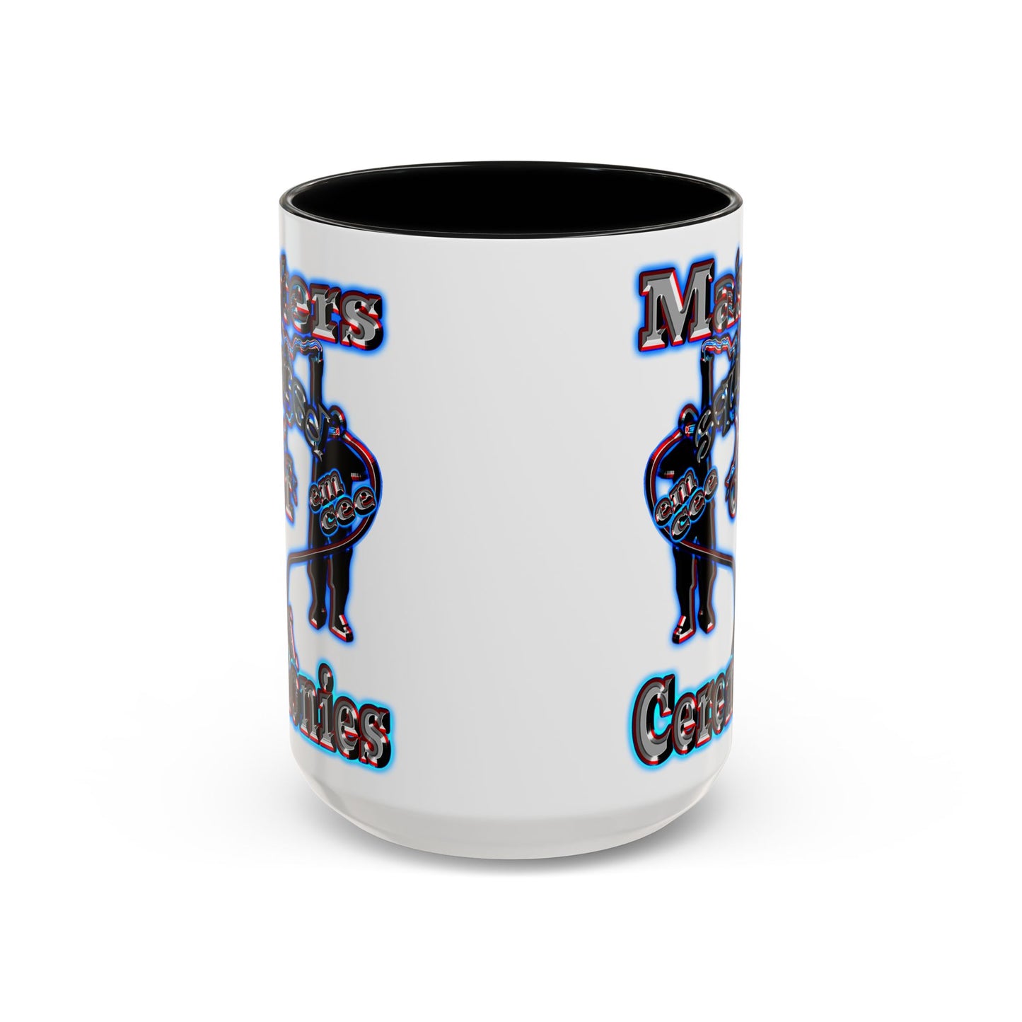 em cee squared - Accent Mug (white)