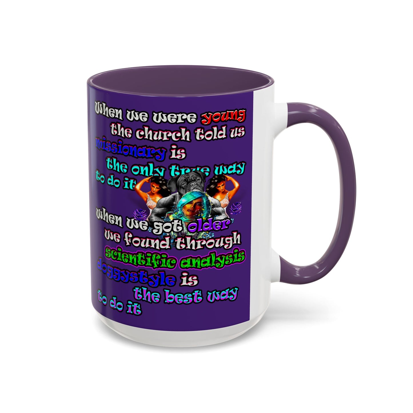 doggystyle - Accent Mug (purple)