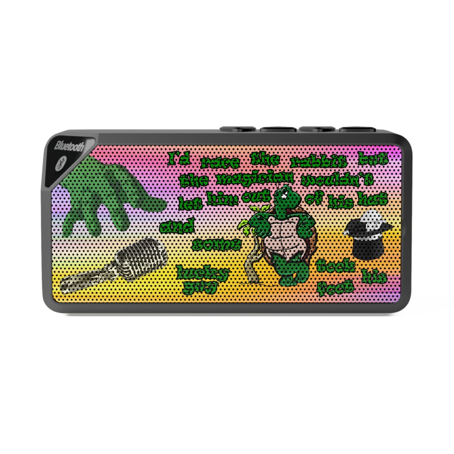 turtle race - Jabba Bluetooth Speaker (color blur)