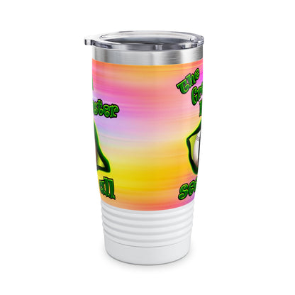 green monster - Ringneck Tumbler, 20oz (color blur)
