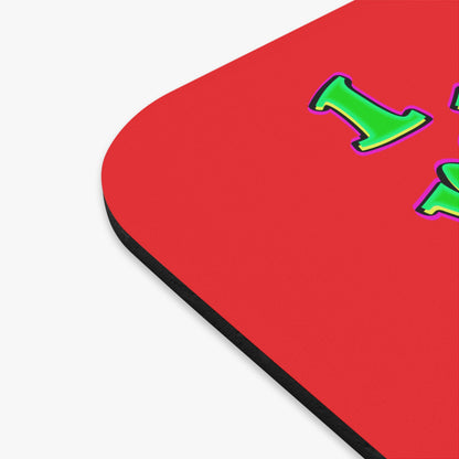 noticed you noticing - Mouse Pad (Rectangle) (red)