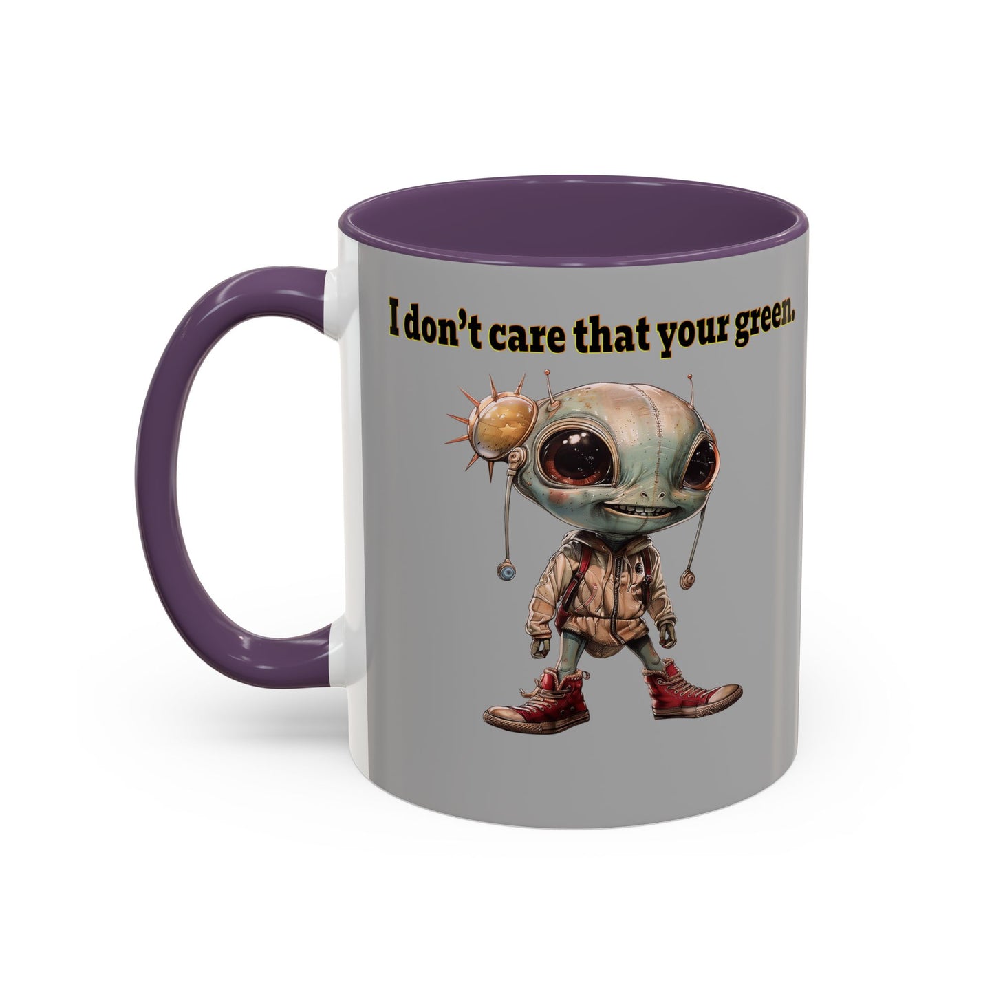 I don't care that your grey - Accent Mug (light grey)