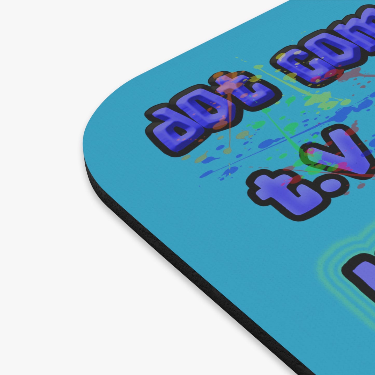 drop the beat - Mouse Pad (Rectangle) (turquoise)