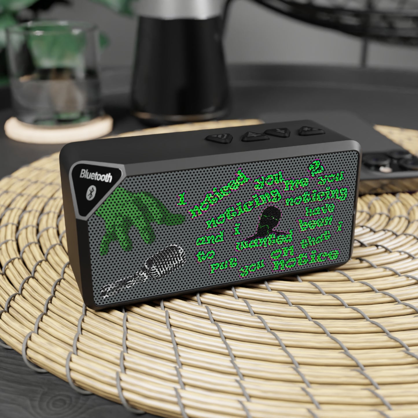 noticed you noticing - Jabba Bluetooth Speaker (dark grey)