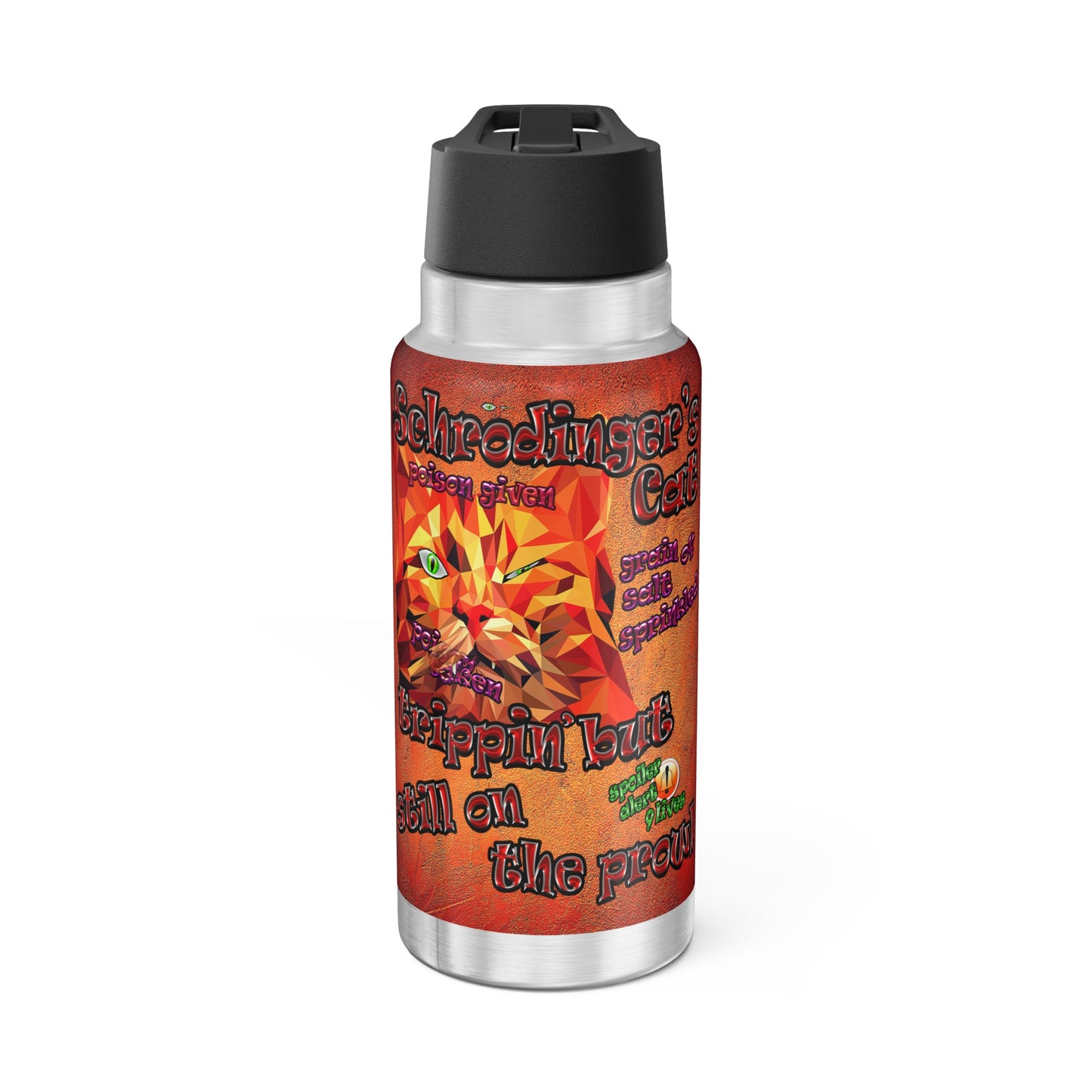 schrodinger's cat - Gator Tumbler, 32oz  (burnt orange)