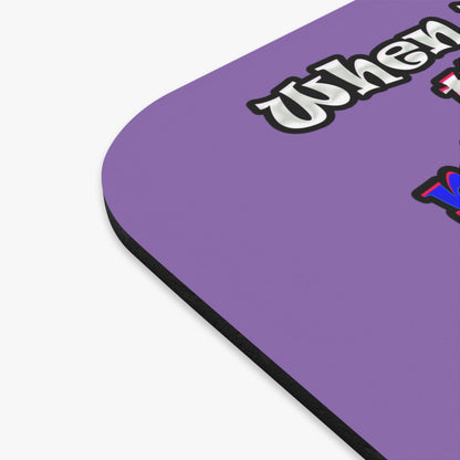 doggystyle - Mouse Pad (Rectangle) (light purple)