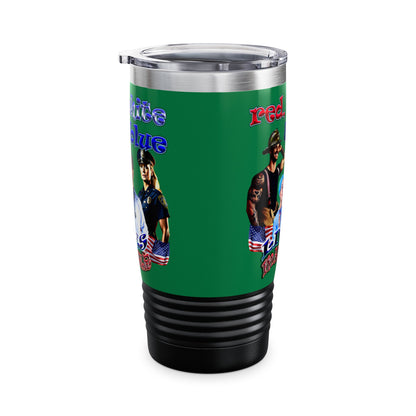 rw&b lives matter - Ringneck Tumbler, 20oz (dark green)