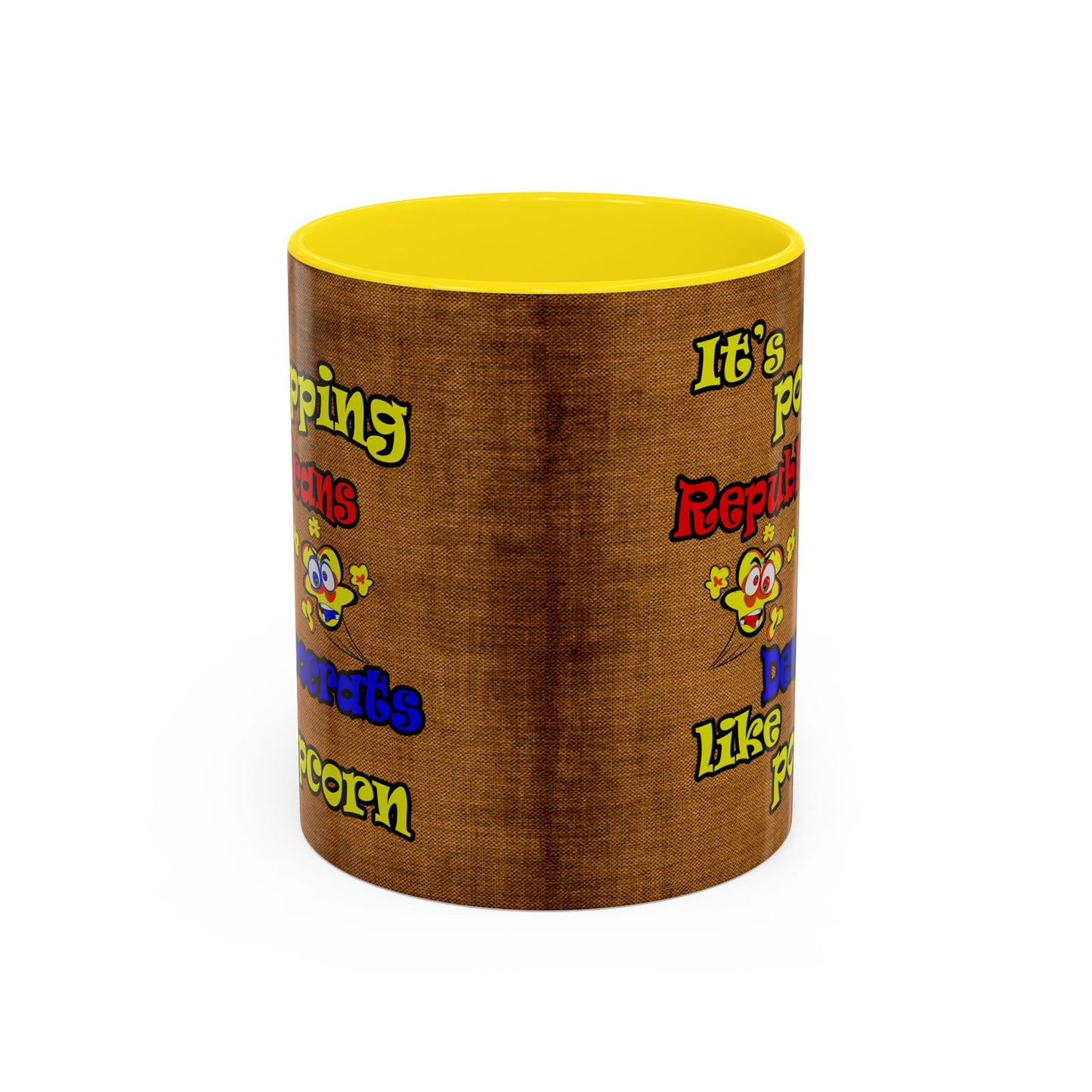 popping like popcorn - Accent Mug (brown papyrus)
